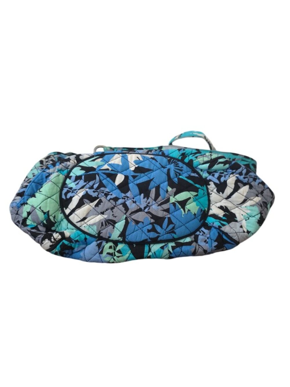 Vera Bradley GLENNA Quilted Camofloral Cotton Shoulder Tote Bag - Picture 3 of 12